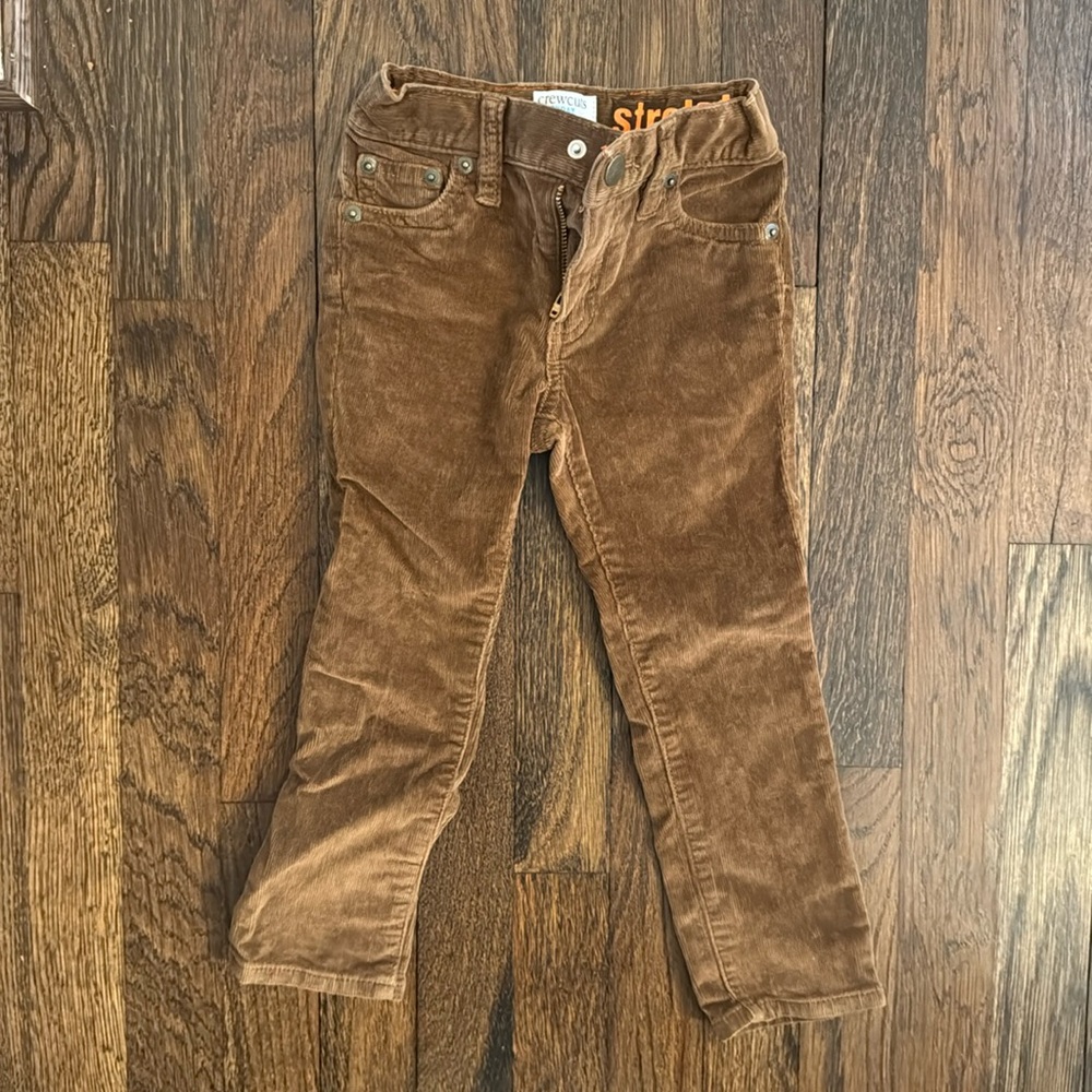 Boys Brown Corduroy Pants